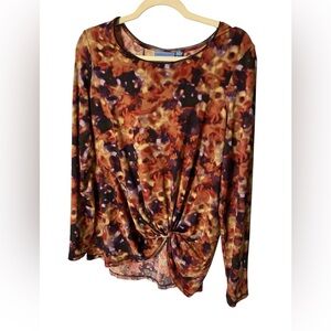 Simply Vera Vera Wang Twist Front Blouse